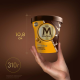 Мороженое сливочное Магнат Double Соленая карамель с кусочками шоколада, 310г