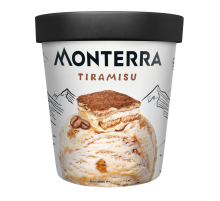Мороженое пломбир Monterra Тирамису, 277г