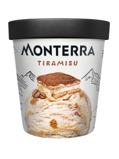 Мороженое пломбир Monterra Тирамису, 277г