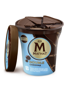 Мороженое сливочное Магнат Double Шоколадное, 310г