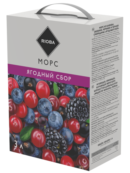 RIOBA Морс Ягодный сбор, 3л
