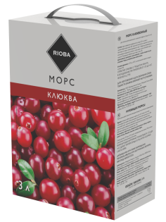 RIOBA Морс клюквенный, 3л