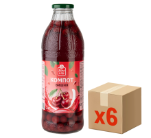 Fine Life Компот вишневый, 1л x 6 шт