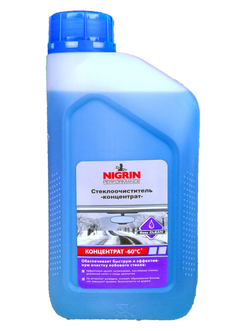 Жидкость стеклоочищающая Nigrin -60С, 1л