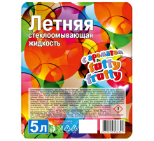 Стеклоомыватель Delta Tutty Frutty летний, 5л
