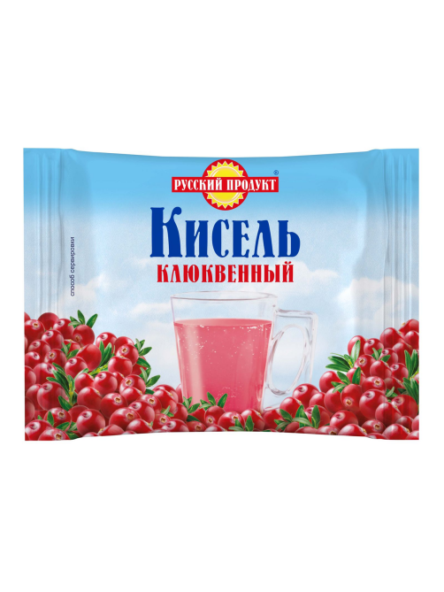 Кисель брикет Русский продукт Клюквенный, 190г