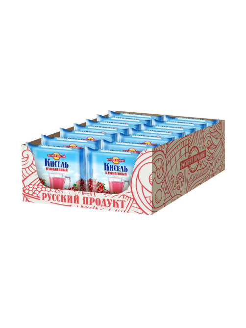 Кисель брикет Русский продукт Клюквенный, 190г