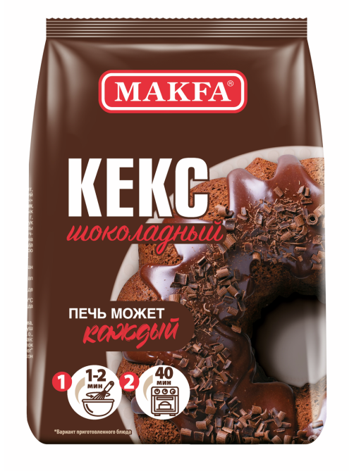 Кекс Makfa шоколадный, 300г