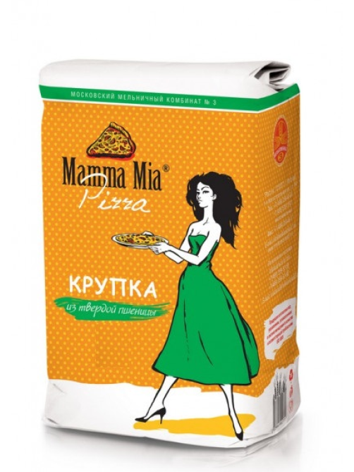 Крупка пшеничная Mamma Mia Pizza для пасты, 5кг
