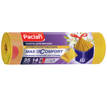 Мешки для мусора Paclan Aroma с завязками 15мкм 14шт, 35л
