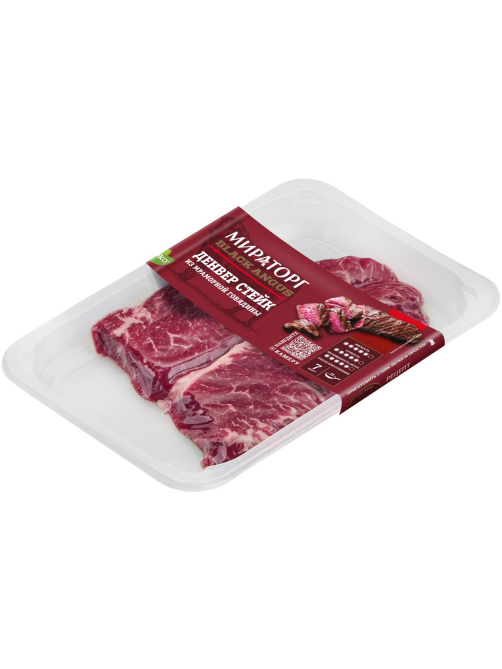 Стейк Мираторг Black Angus Денвер говяжий охлажденный, 290г
