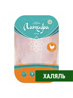 Грудка цыпленка-бройлера Латифа Халяль охлажденная, ~1.1кг