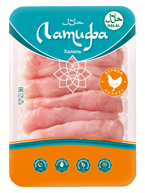 Филе куриное Латифа Халяль малое нежное охлажденное, 500г