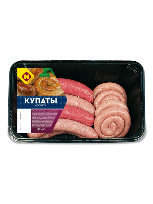 Купаты свино-говяжьи Останкино Ассорти охлажденные, ~1.28кг