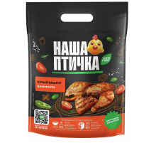 Крылышки цыпленка-бройлера Наша птичка Баффало охлажденные, 1.5кг
