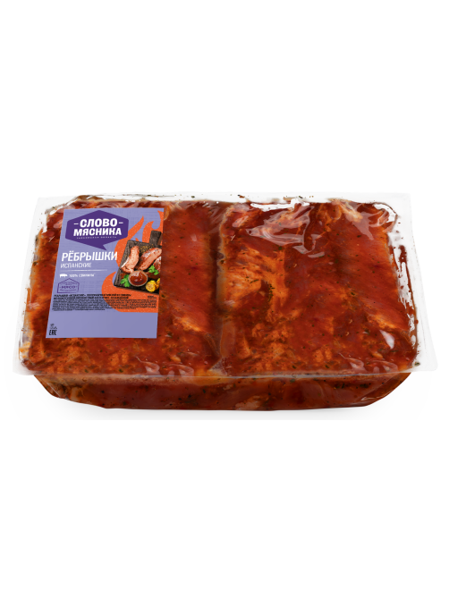 Ребрышки свиные Слово мясника Испанские охлажденные, ~1кг