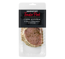 Стейк Мираторг Корейка Tender Pork в пряно-сливочном маринаде охлажденный, 250г