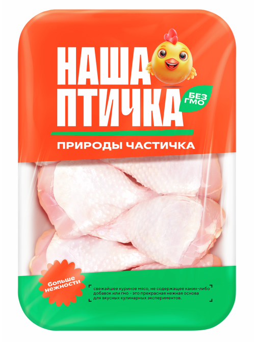 Голень цыпленка-бройлера Наша птичка охлажденная, ~1.2кг