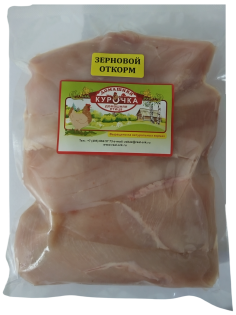 Филе грудки цыпленка-бройлера Домашняя курочка охлажденное, ~1кг