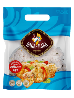 Шашлык Пава Пава из филе грудки индейки охлажденный, 900г