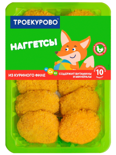 Наггетсы куриные Троекурово охлажденные, 350г