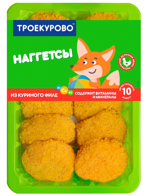 Наггетсы куриные Троекурово охлажденные, 350г