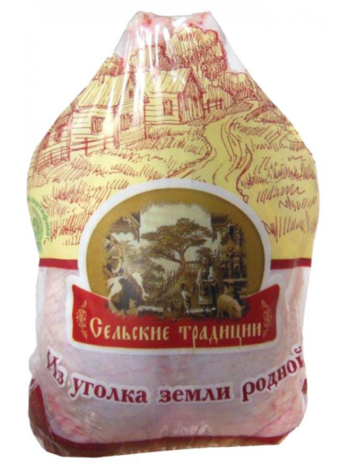 Тушка цыпленка-бройлера Сельские традиции охлажденная 1 сорт, ~1.8кг