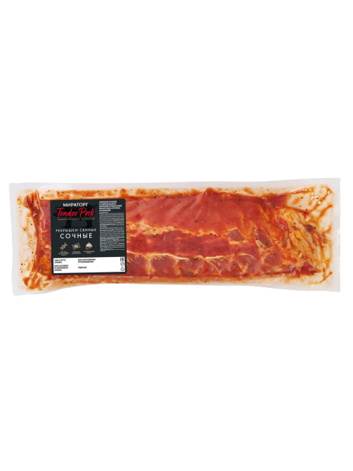 Ребрышки свиные Мираторг Tender Pork сочные охлажденные, ~700г