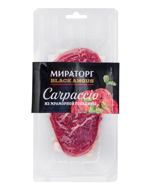 Карпаччо Мираторг из мраморной говядины, 90г