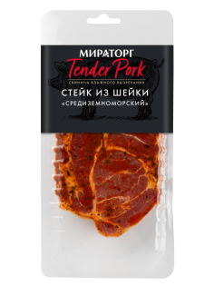 Стейк из свиной шейки Мираторг Tender Pork Средиземный охлажденный, 280г
