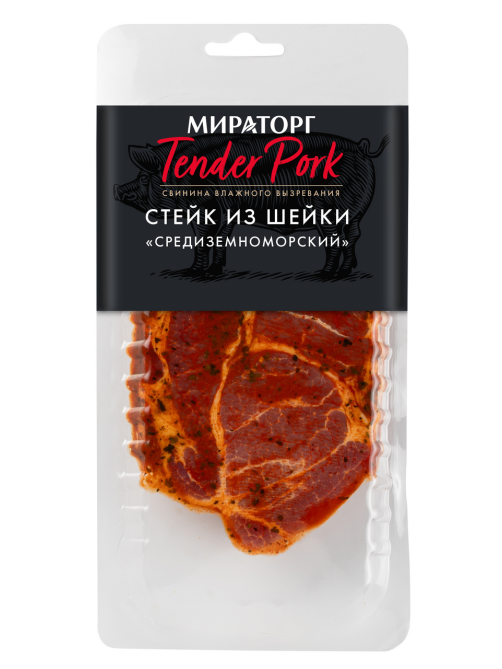 Стейк из свиной шейки Мираторг Tender Pork Средиземный охлажденный, 280г