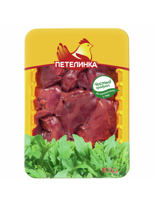 Печень цыпленка-бройлера Петелинка охлажденная, 450г