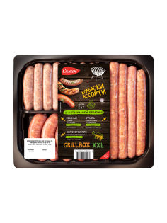 Ассорти из колбасок Грильмания Grillbox XXL охлажденные, 1кг