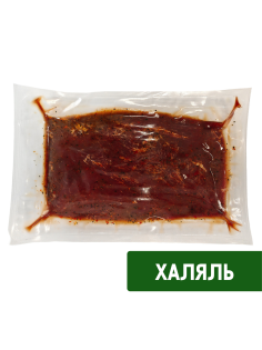 Стейк говяжий Мясо есть! Халяль Флэт-айрон в маринаде охлажденный, ~800г