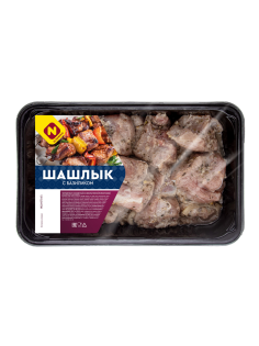 Шашлык свиной Останкино с базиликом охлажденный, ~1.8кг