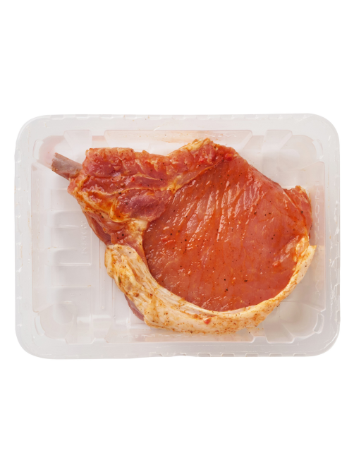 Стейк Мираторг Томагавк Tender pork в томатно-чесночном маринаде охлажденный, 360г