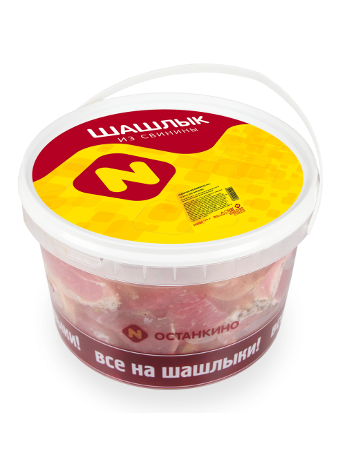 Шашлык Останкино из свинины охлажденный, ~2кг
