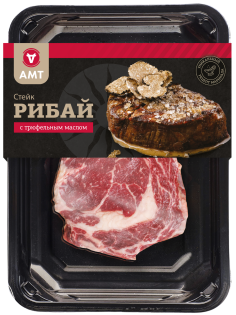 Стейк AMT Рибай с трюфельным маслом охлажденный, 250г