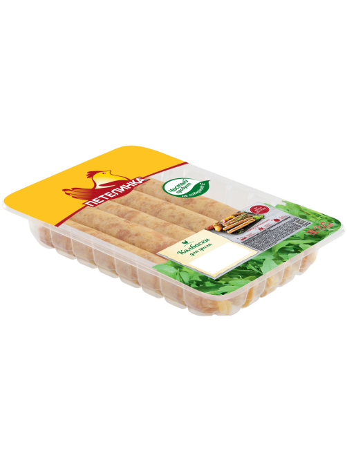 Колбаски куриные Петелинка для гриля охлажденные, 350г
