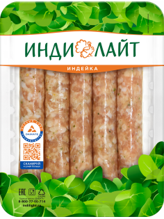Колбаски из индейки Индилайт Барбекю, 350г