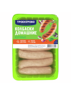 Колбаски куриные Троекурово Домашние охлажденные, 450г