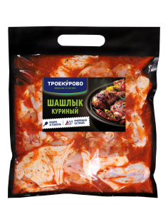 Шашлык цыпленка-бройлера Троекурово голень и бедро охлажденный, ~1.4кг