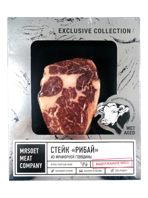 Стейк рибай Myasoet Meat Company Exclusive Collection охлажденный, 400г