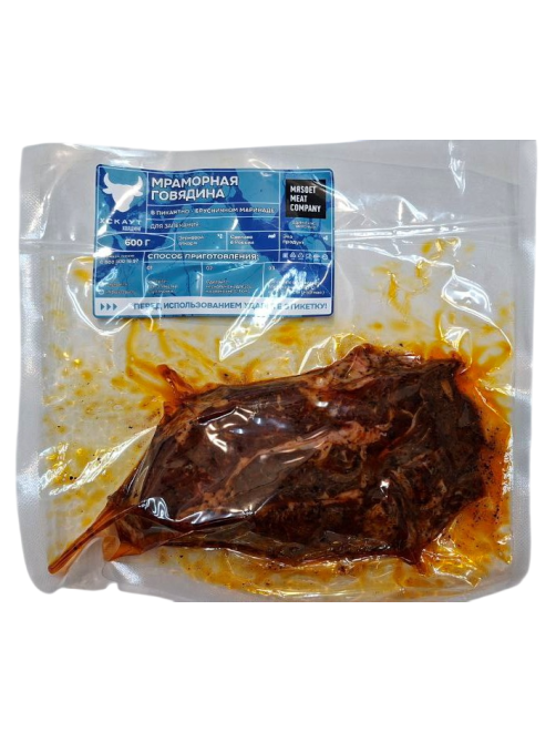 Шея говяжья Myasoet Meat Company в брусничном маринаде, 600г