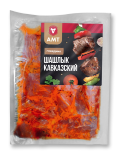 Шашлык из говядины AMT Кавказский охлажденный, ~1кг