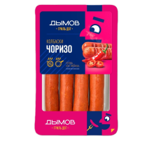 Колбаски Дымов Чоризо для гриля полукопченые, 260г