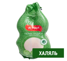 Тушка цыпленка-бройлера Alfoor Халяль потрошеная охлажденная, ~1.5кг