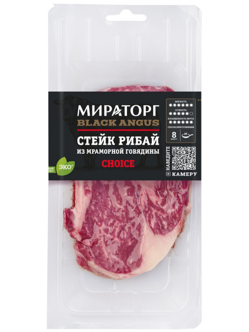 Стейк Мираторг Рибай говяжий охлажденный, 320г
