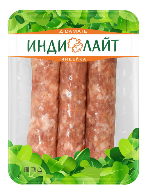 Купаты Индилайт Два мяса индейка и говядина охлажденные, 350г