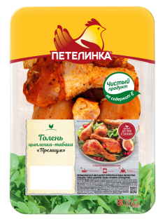 Голень цыпленка табака Петелинка Премиум охлажденная, ~900г